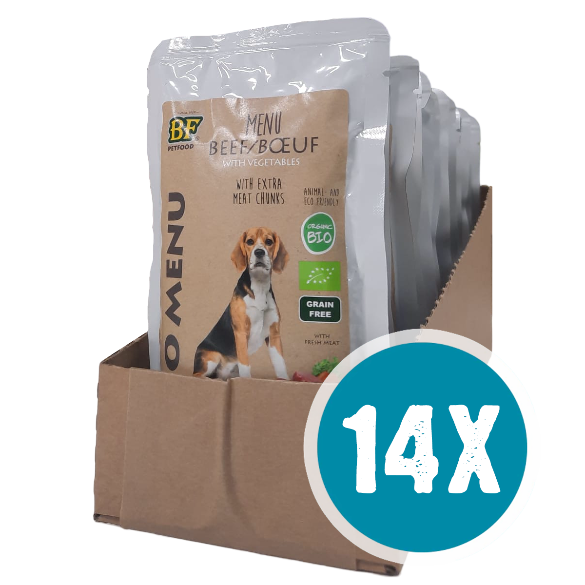 BIOFOOD Bio-Rindfleisch – Menü