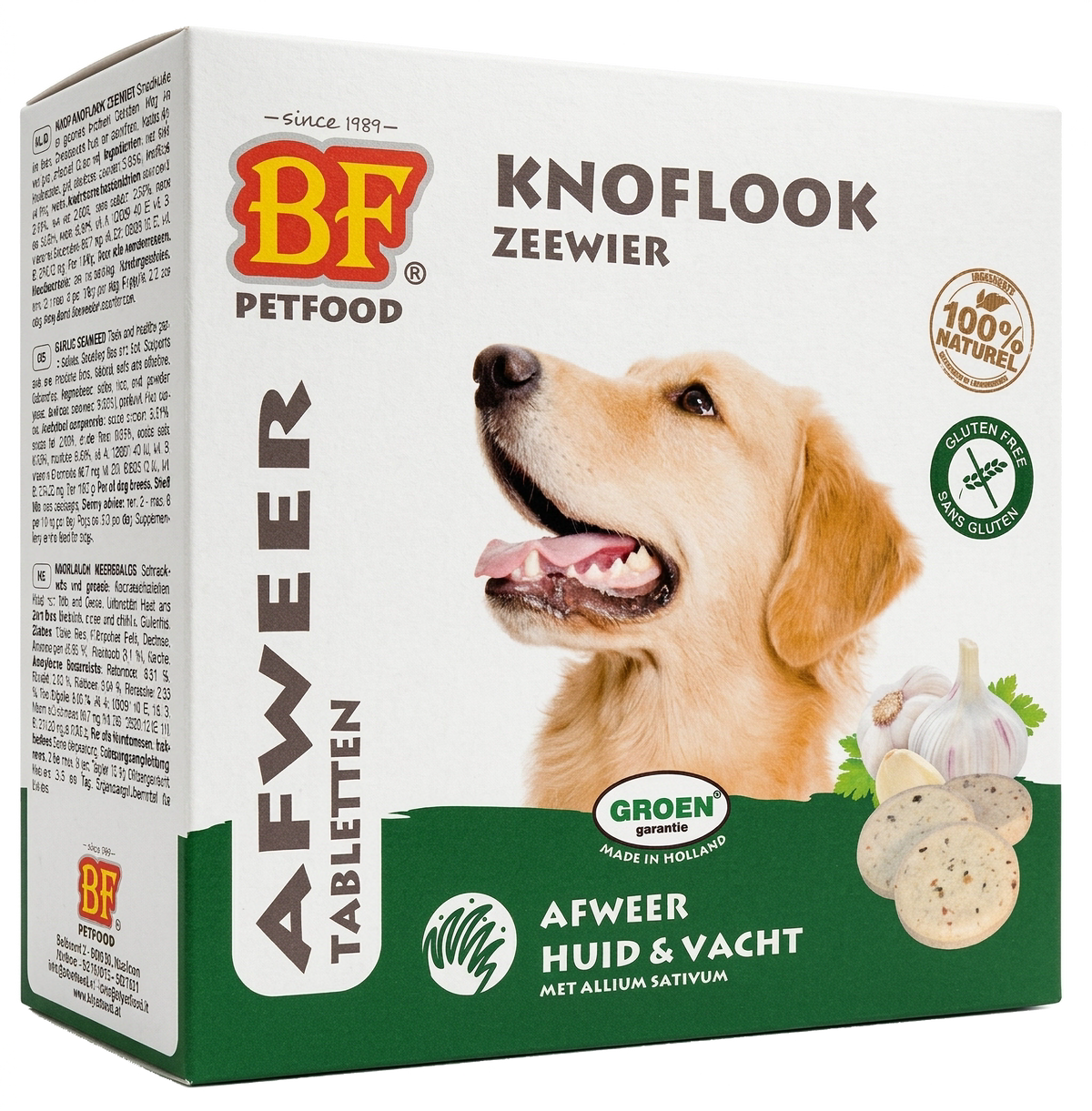 Knoblauch-Algen-Tabletten