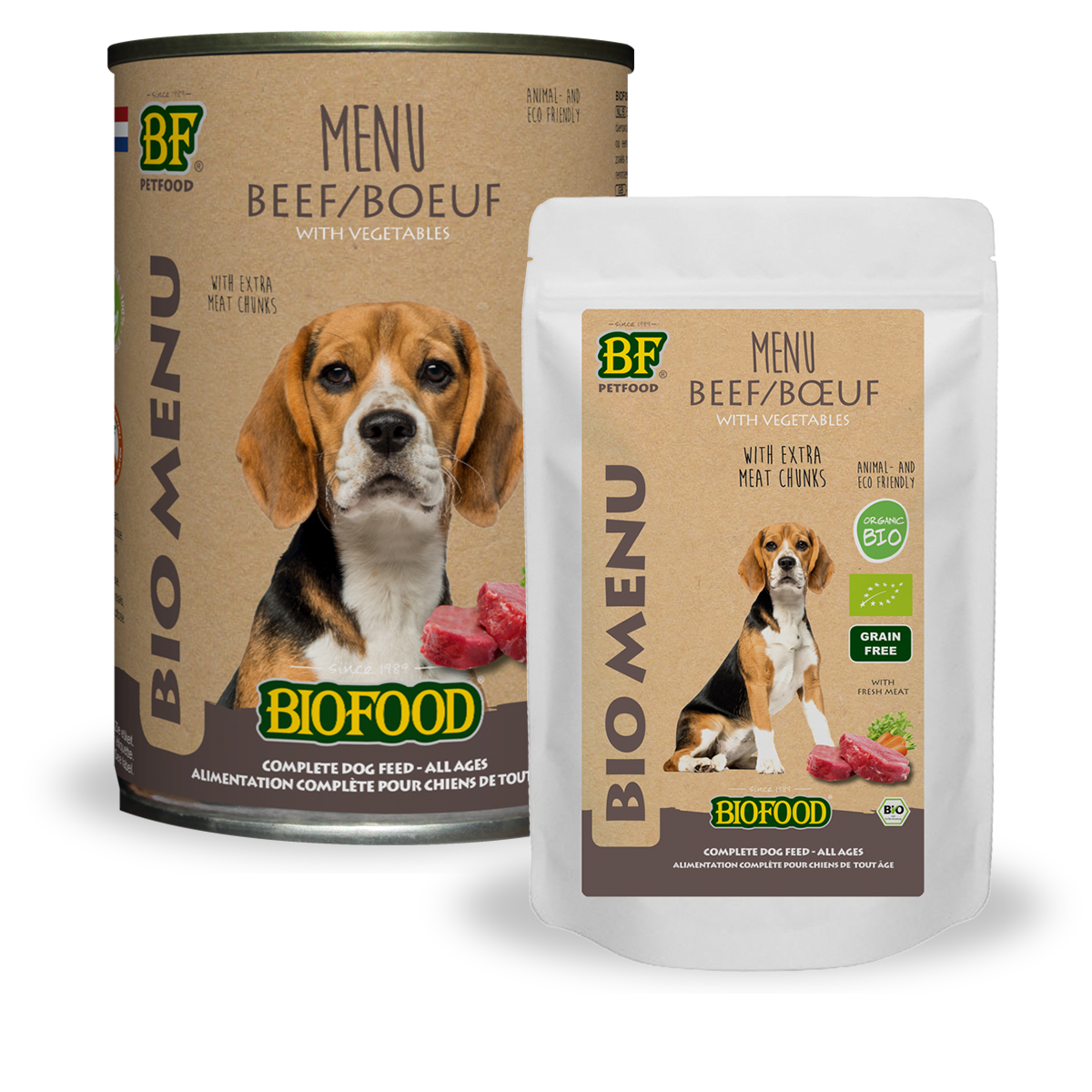 BIOFOOD Bio-Rindfleisch – Menü