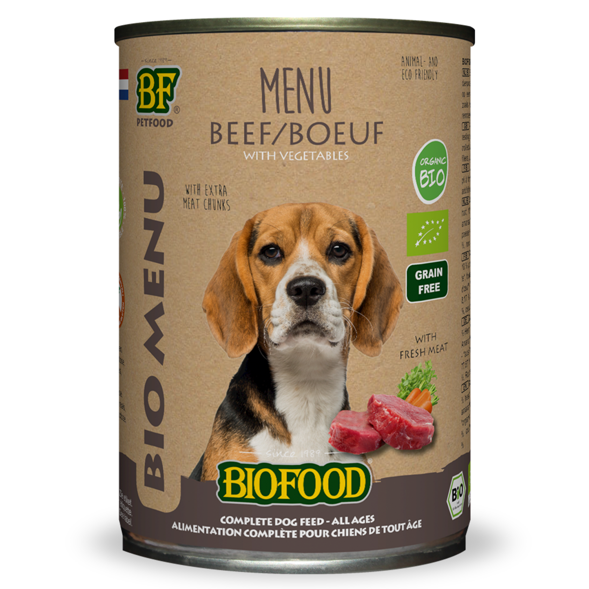 BIOFOOD Bio-Rindfleisch – Menü