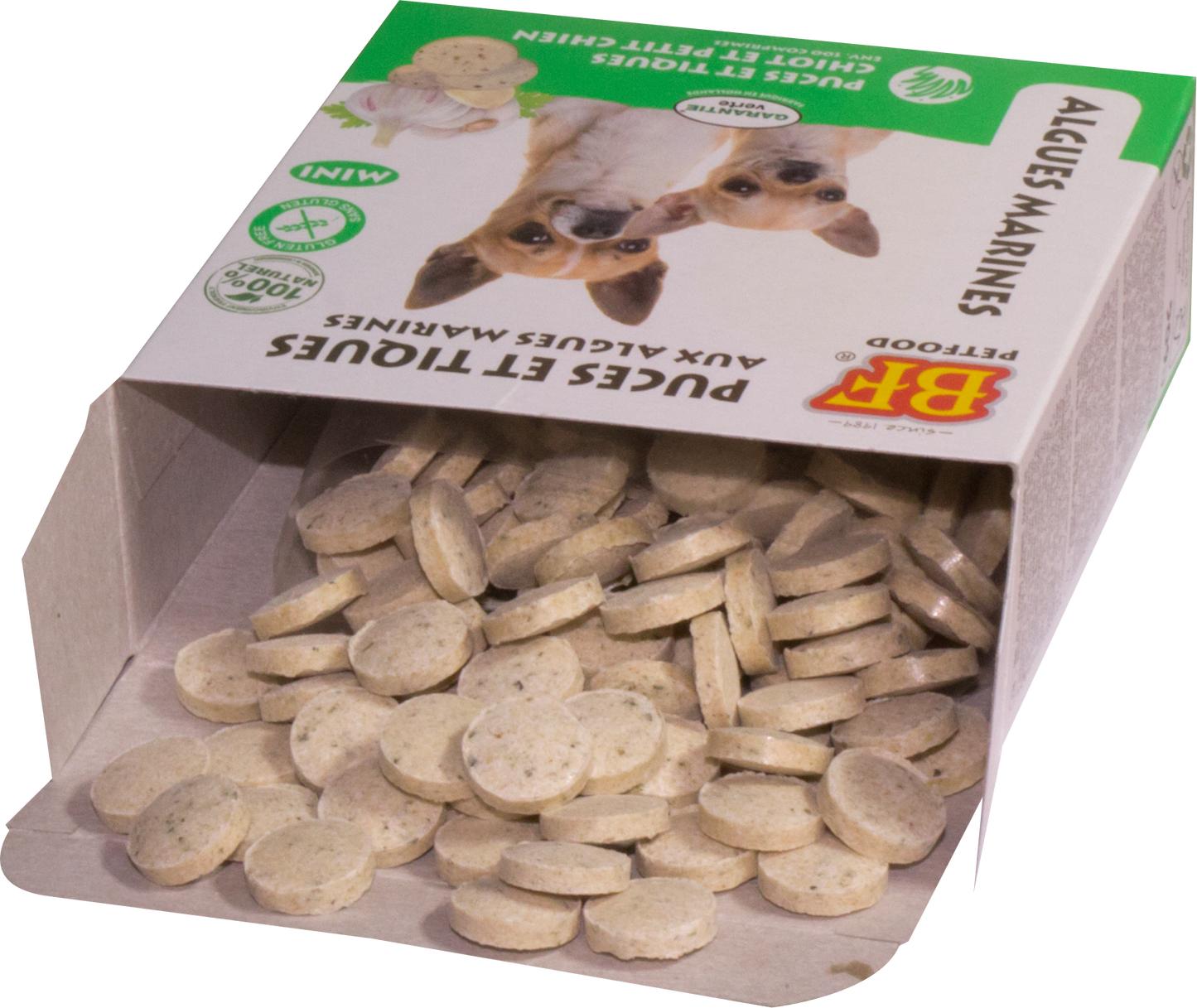 Knoblauch-Algen-Mini tabletten