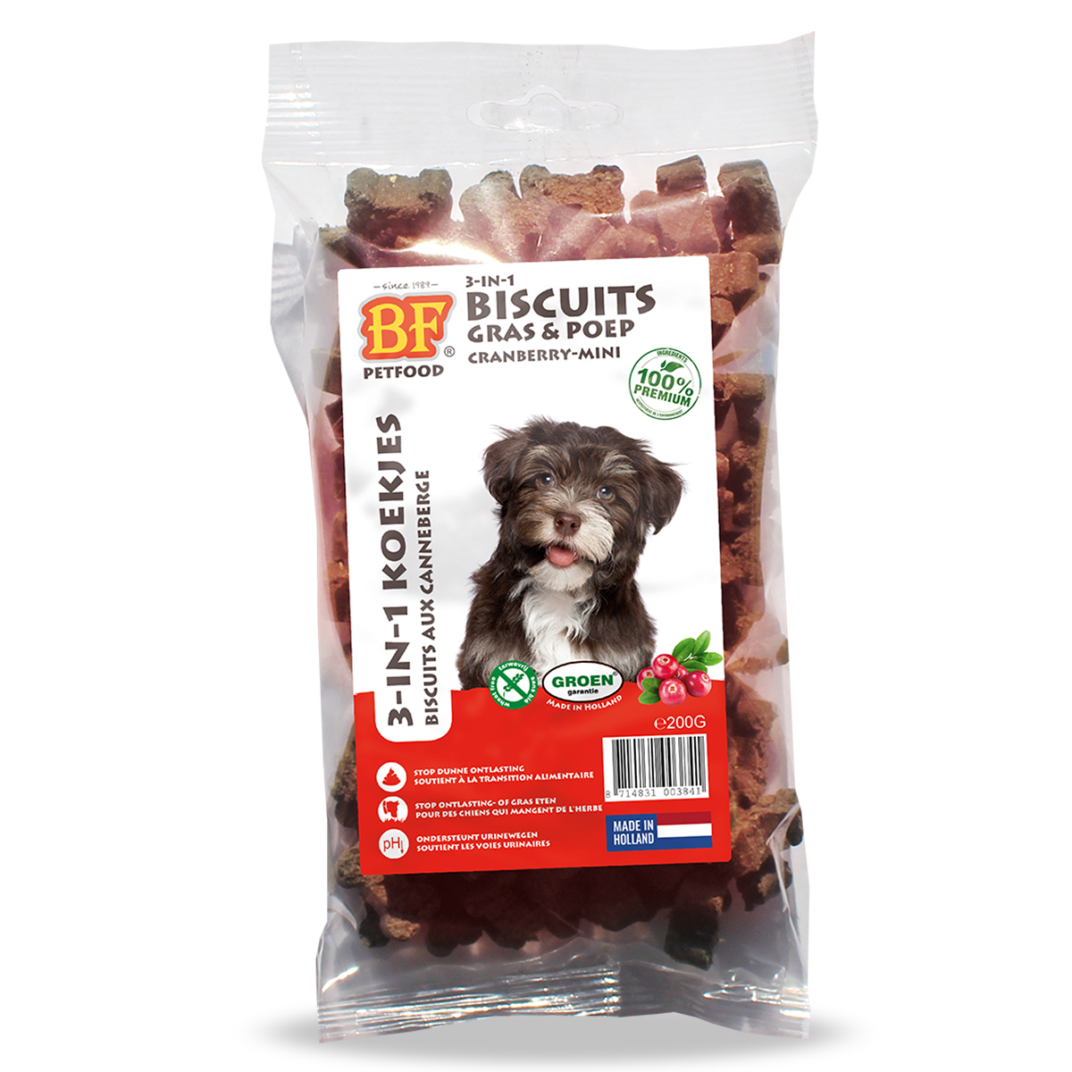 Hundekekse Grass & Poo - Cranberry Mini