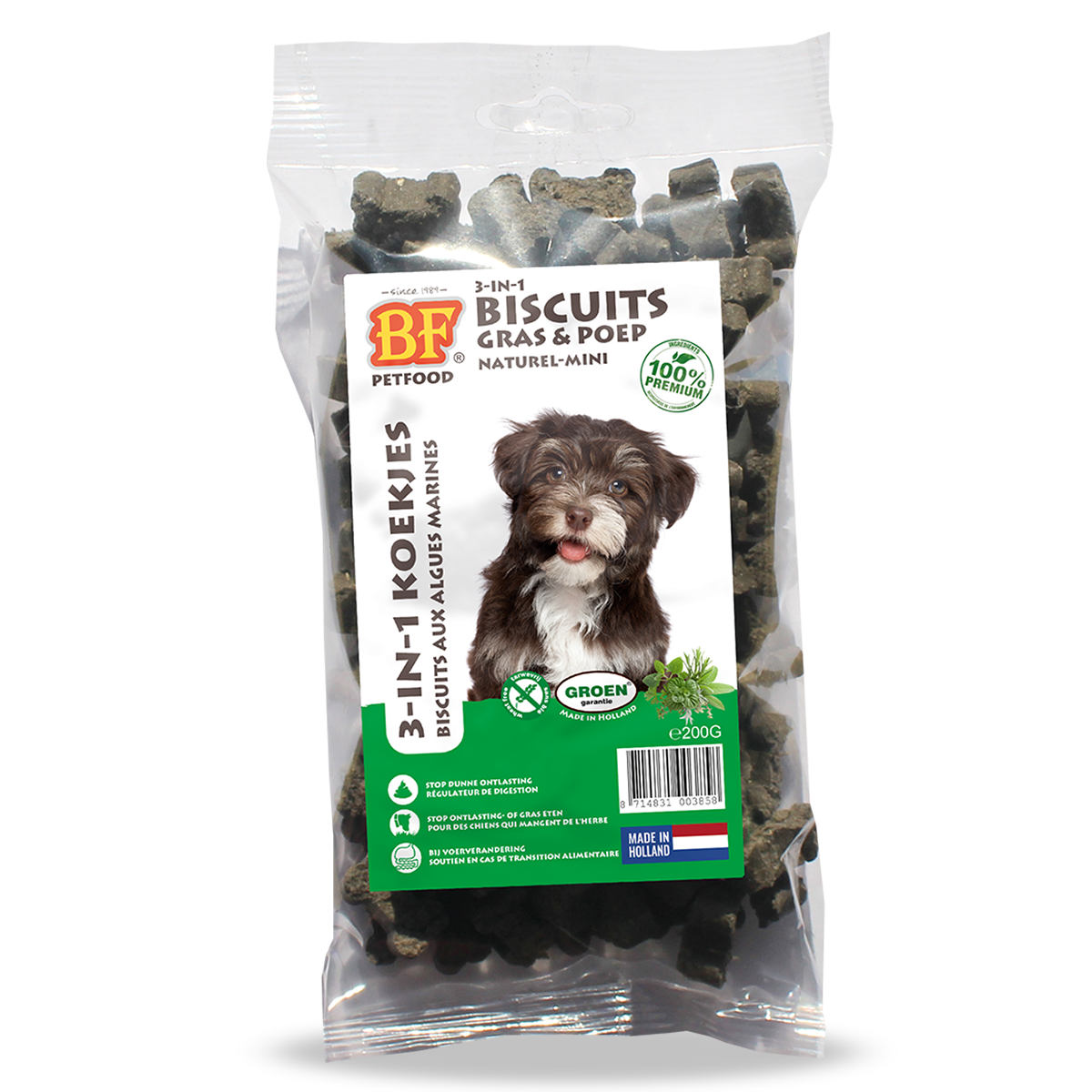 Hundekekse Gras & Kot - Natürliches Mini