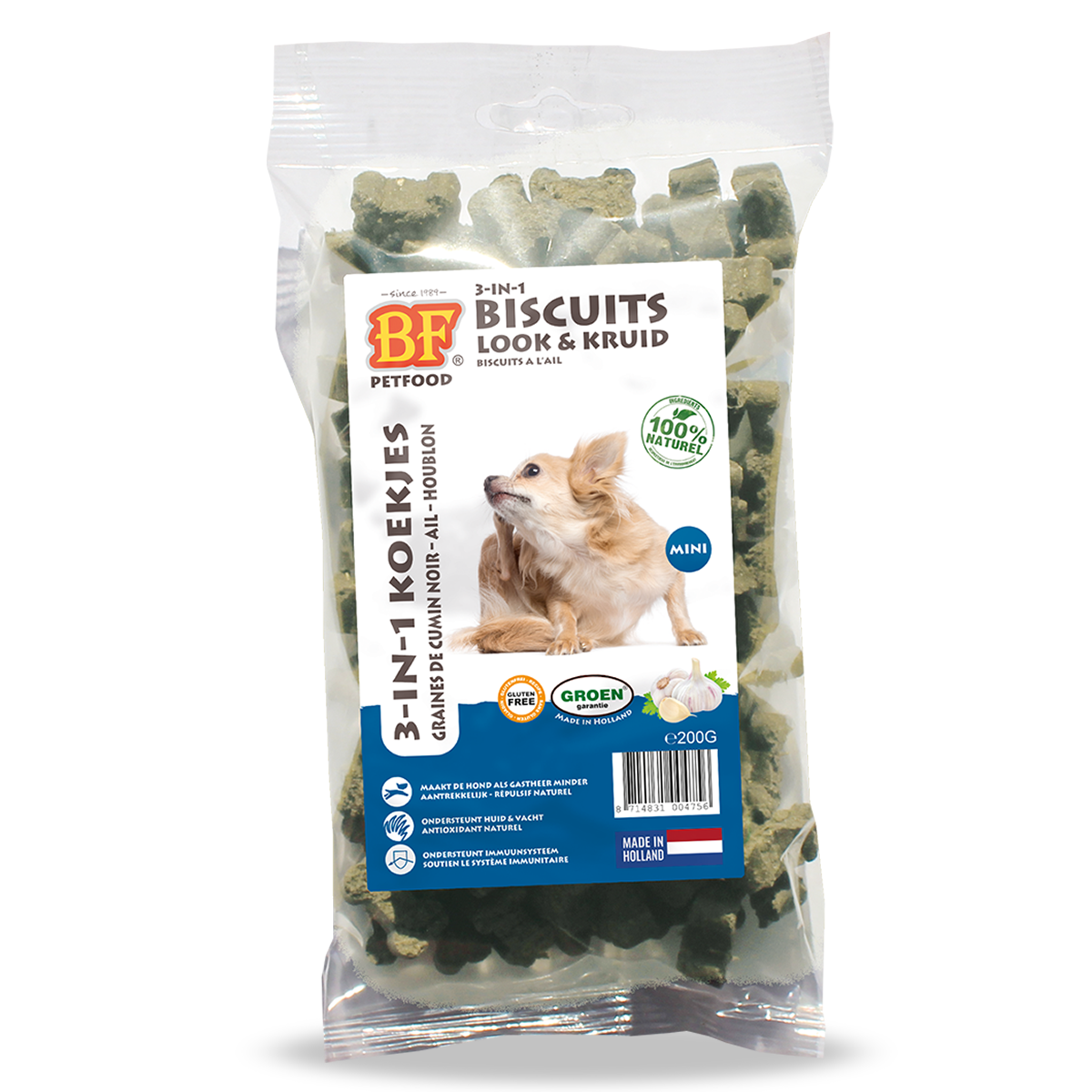 Hundekekse Knoblauch & Kräuter - Mini