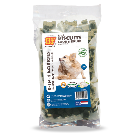 Hundekekse Knoblauch & Kräuter - Mini