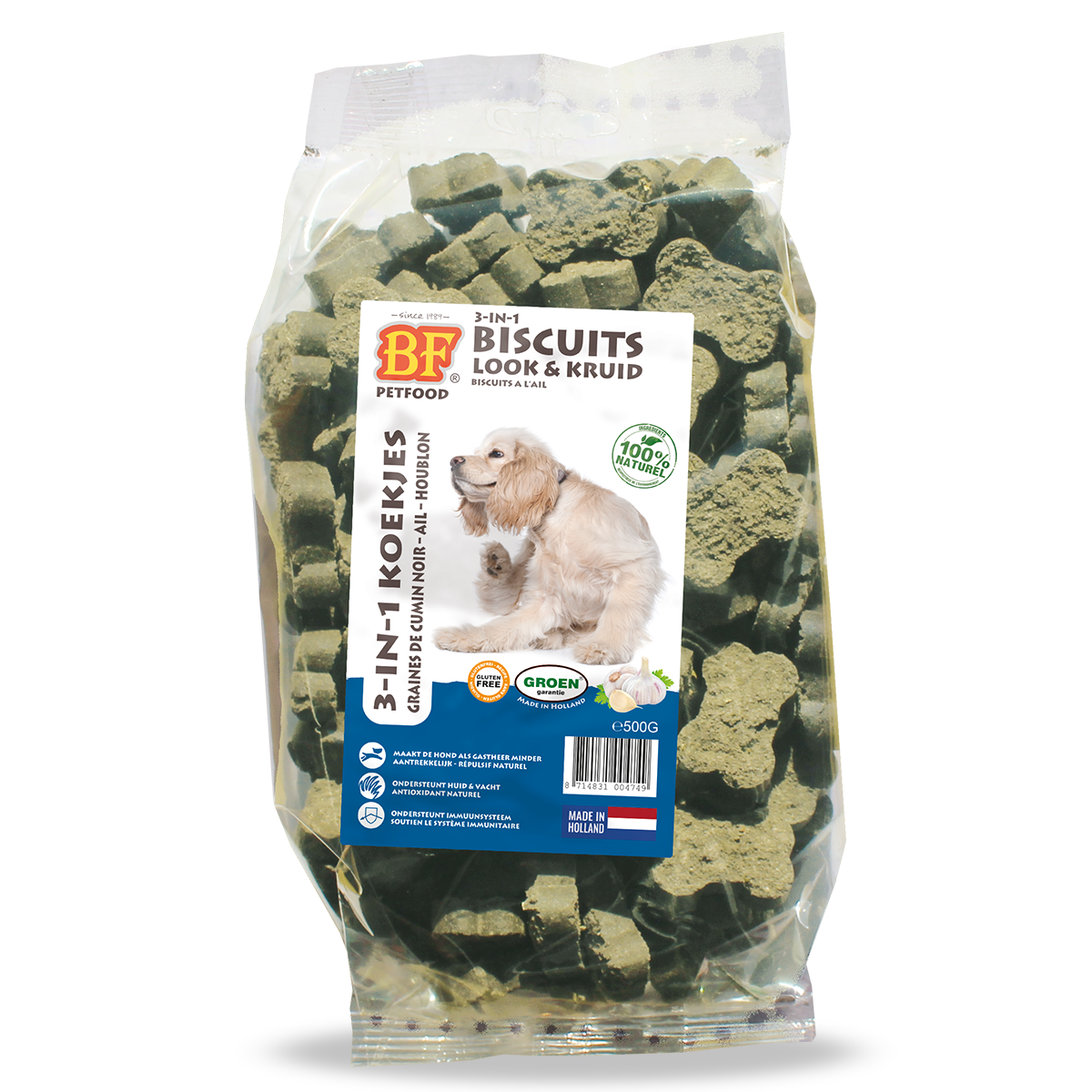 Hundekekse Knoblauch & Kräuter