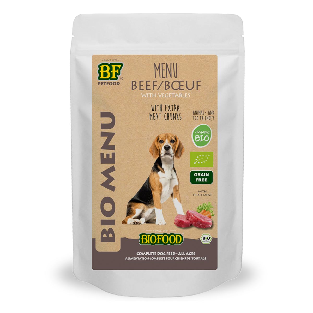BIOFOOD Bio-Rindfleisch – Menü