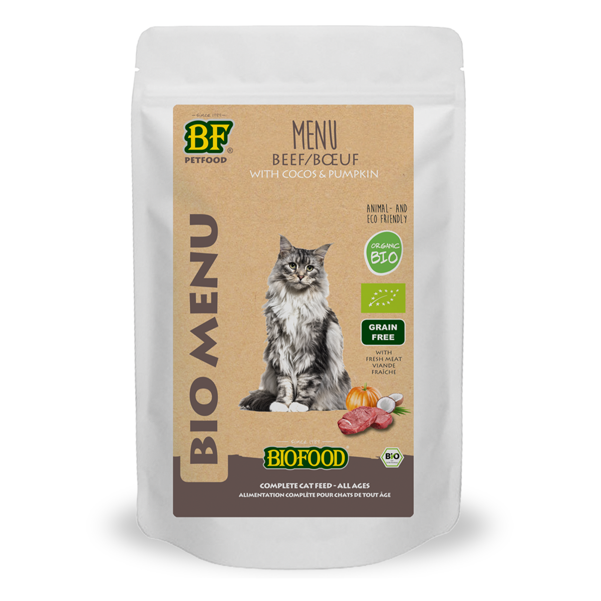 BIOFOOD Bio-Rindfleisch – Menü