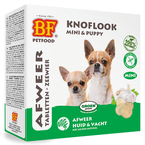 Knoblauch-Algen-Mini tabletten